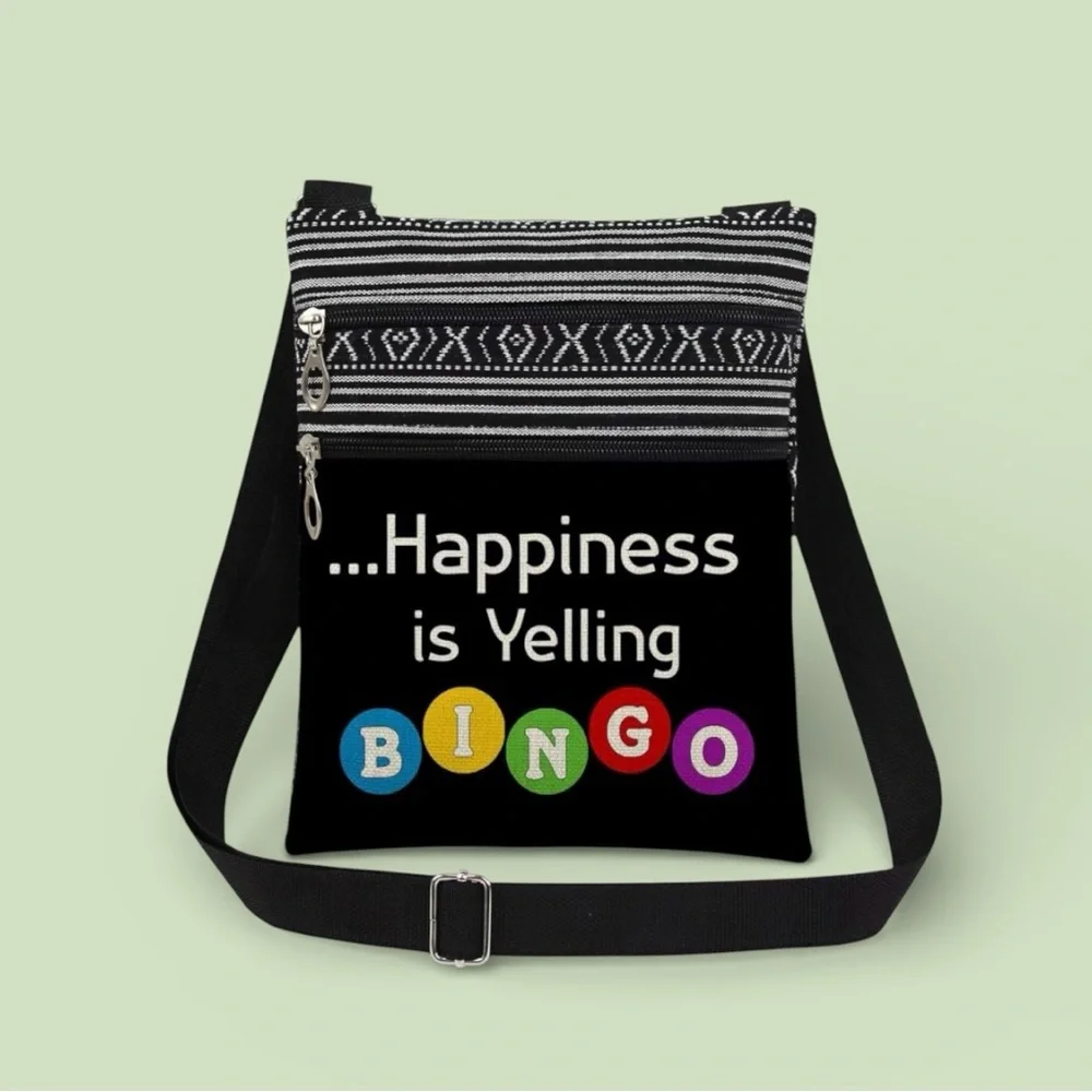 Happiness is Bingo Crossbody, NWT - Picture 1 of 4